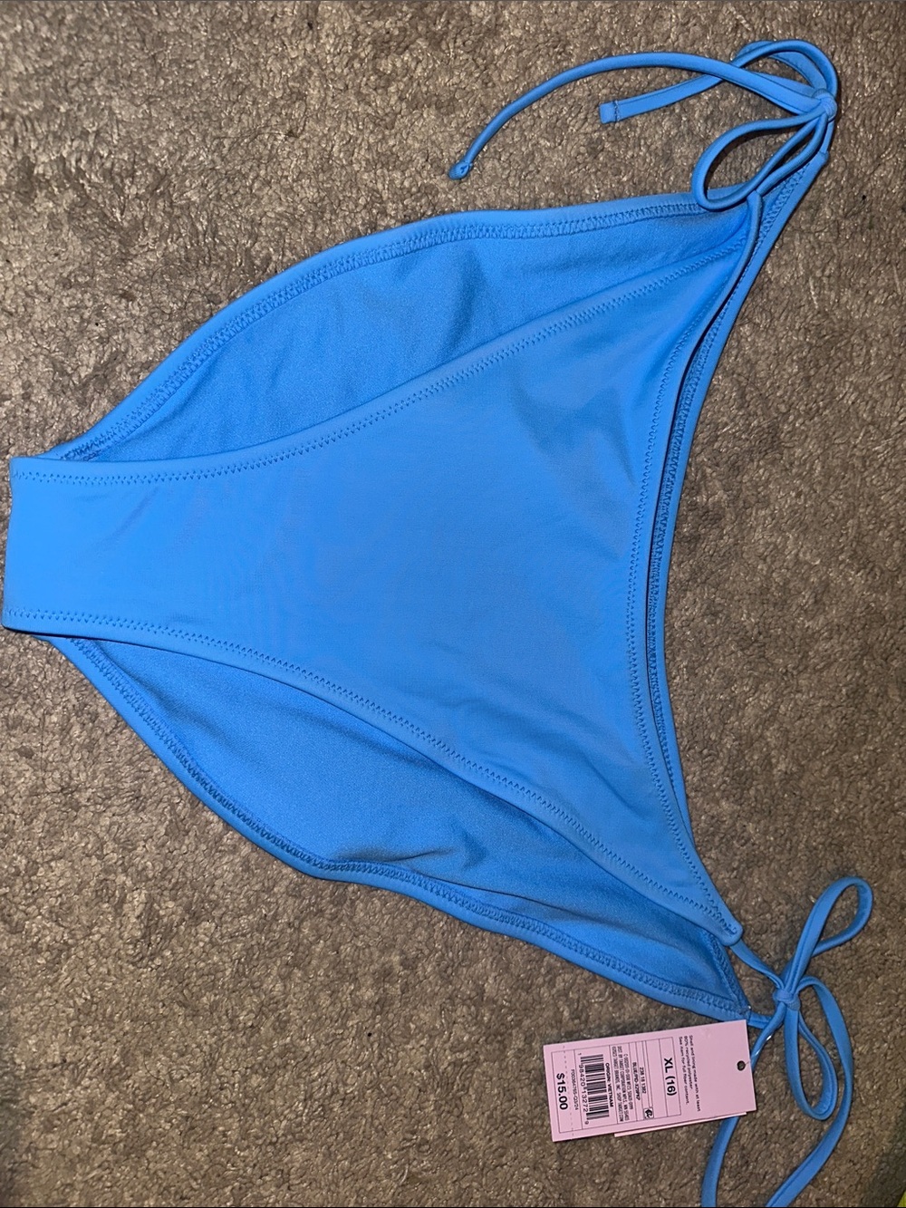 wild fable Bright Blue Tie-Side Bikini Bottom